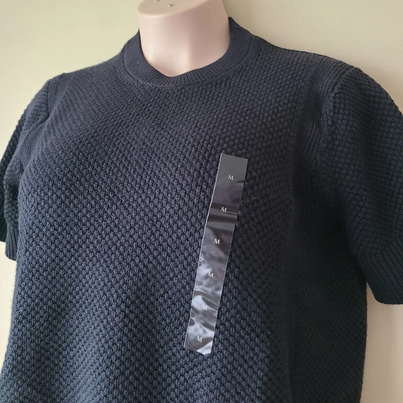 NWT Banana Republic women sweater short sleeve sz.M oversized - Picture 2 of 10